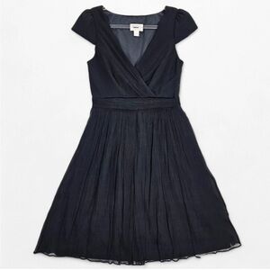 NWT J. Crew 100% Silk Weddings and Parties Dress Black Size 14